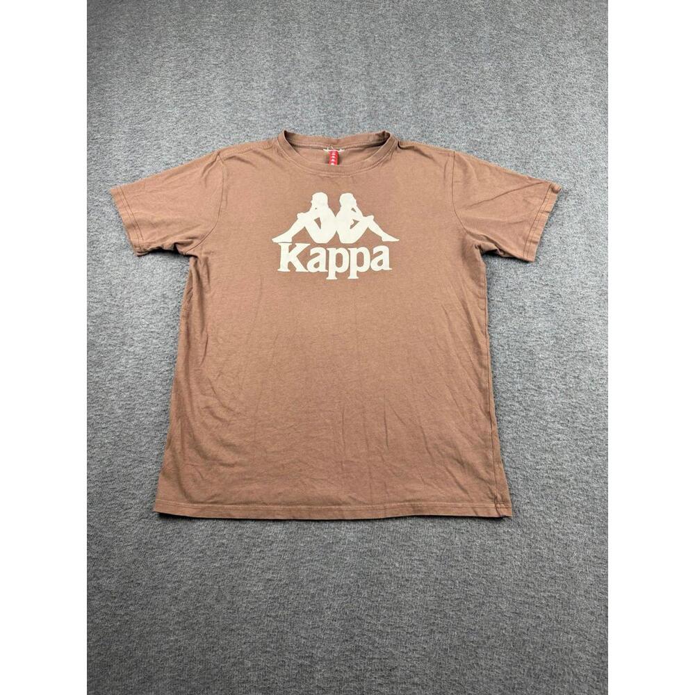 Kappa Brown Logo‎ T-Shirt Size Small